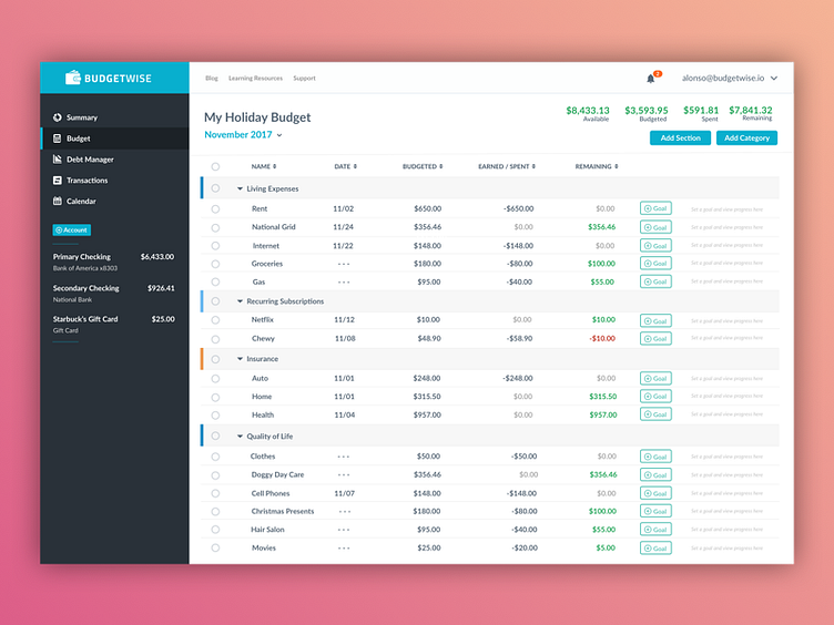BudgetView (Community Edition), how to import CSV BudgetView (Community Edition), category budgeting method with safe restore points